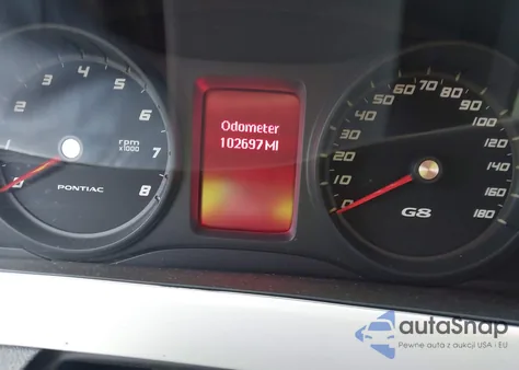 2008 Pontiac G8 from USA, damaged, VIN 6G2ER57748L150318